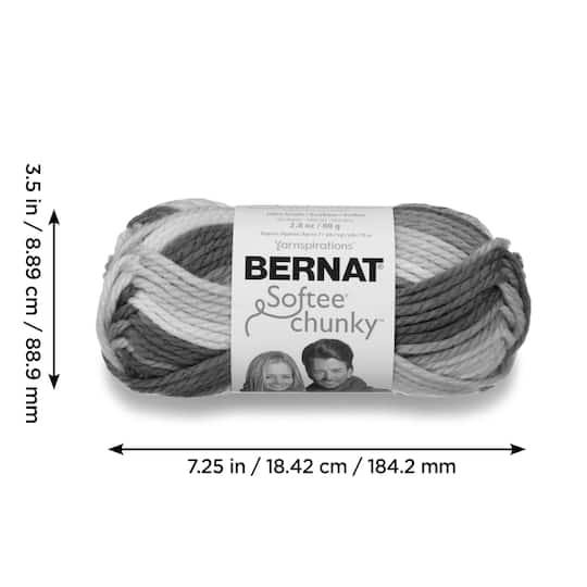 Bernat® Softee® Chunky Ombre Yarn, School Yard